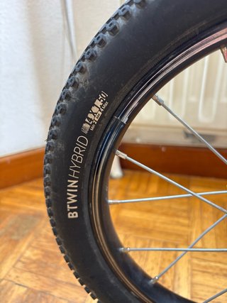 Bicicleta Infantil Btwin 14 Pulgadas Amarilla