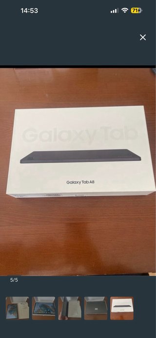 Tablet Samsung sin cargador