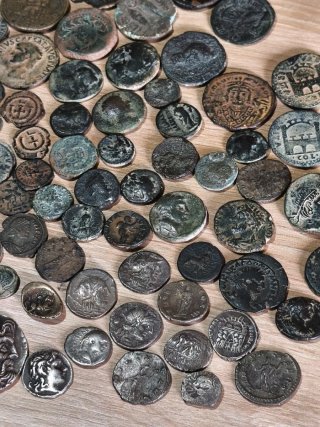 Lote Monedas Romanas Antiguas
