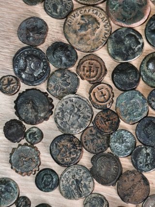 Lote Monedas Romanas Antiguas