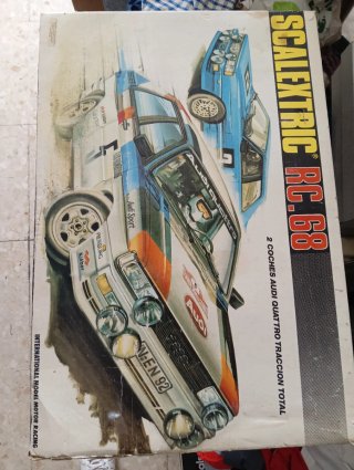 Scalextric con dos coches