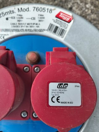 Alargo Enrollador de cable TAYG 25m y 40m