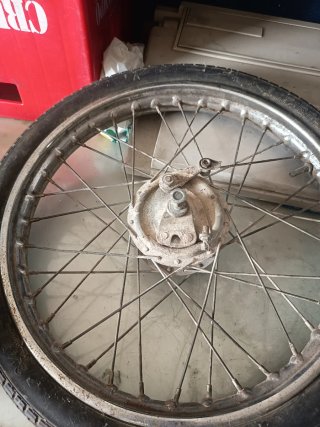 Horquilla barras y llanta Vespino Brisa