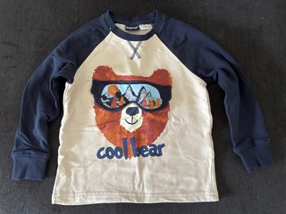 Jersey Lupilu con estampado de oso, talla 98/104