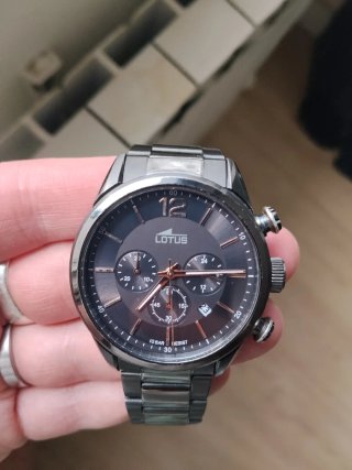 Reloj Lotus Hombre Multifunción Acero Negro