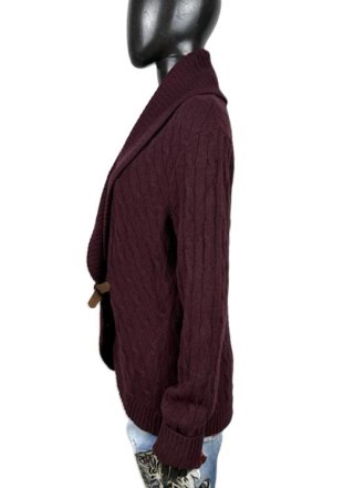 Ralph Lauren Sport Cardigan Donna XL Lana Angora