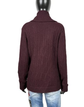 Ralph Lauren Sport Cardigan Donna XL Lana Angora