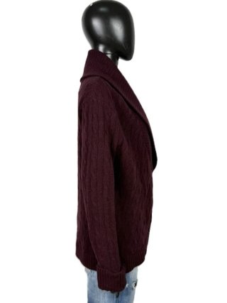 Ralph Lauren Sport Cardigan Donna XL Lana Angora