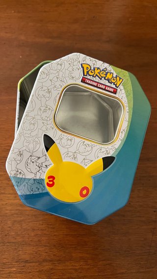 2 Scatole di Latta Pokémon 30° Anniversario VUOTE