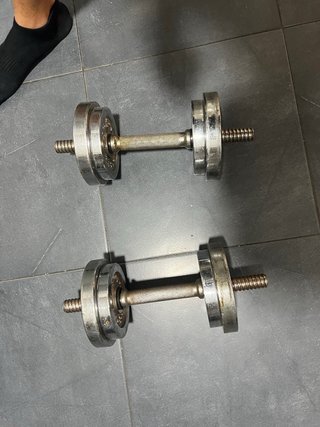 Mancuernas ajustables para casa