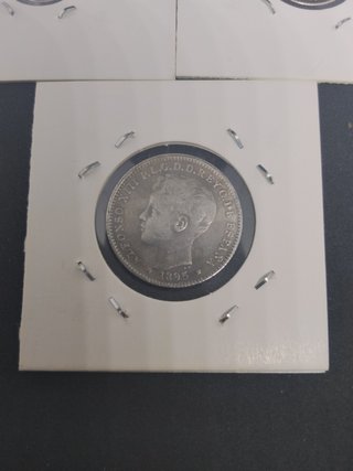 🇵🇷 LOTE 3 MONEDAS ISLA PUERTO RICO ALFONSO XIII