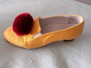Zapatos Fallera Amarillos Talla 36