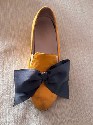 Zapatos Fallera Amarillos Talla 36