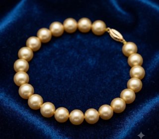 Pulsera Perlas Mares del Sur 14k