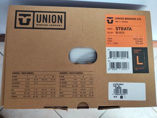 Attacchi Snowboard Union Strata - Tg L (2023/2024)