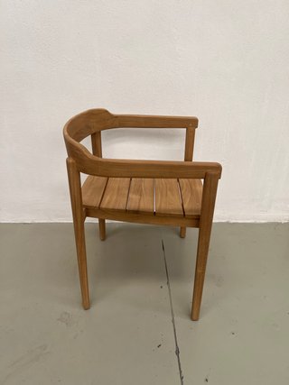 Sedia Icaro KAVE HOME in legno massiccio di teak