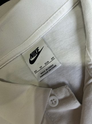 Polo Nike Blanco Talla XS