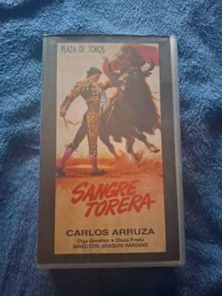 VHS Sangre Torera - Carlos Arruza