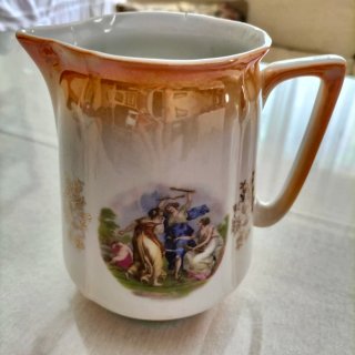 Jarras vintage de porcelana nacarada