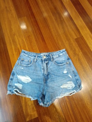 Shorts vaqueros rotos mujer