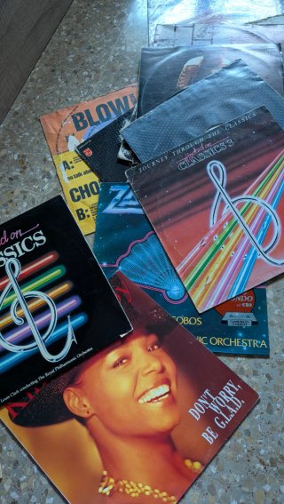 Lotto di 15 Vinili LP e Maxis Vintage