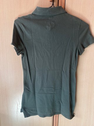 Polo Hollister Verde Oliva Talla S