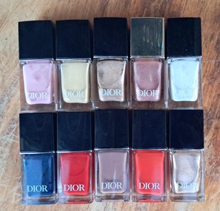 Lotto 10 smalti Dior colori assortiti