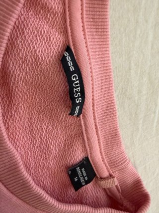 Sudadera rosa GUESS Talla 16