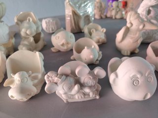 Set de Miniaturas de Marmolina y Escayola