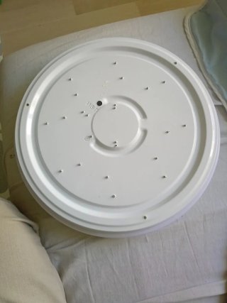 Plafón LED redondo blanco