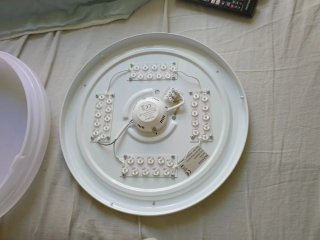 Plafón LED redondo blanco