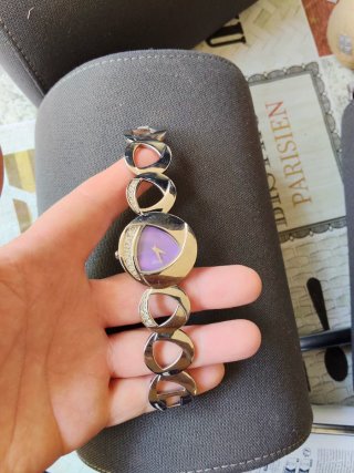 Reloj Seksy Plata y Morado