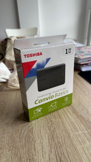 Disco Duro Externo Toshiba Canvio Basics 1TB