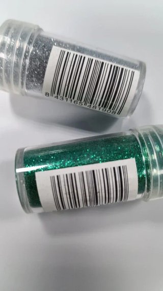 Lote 2 Tarritos Purpurina Plata y Verde 20 ml