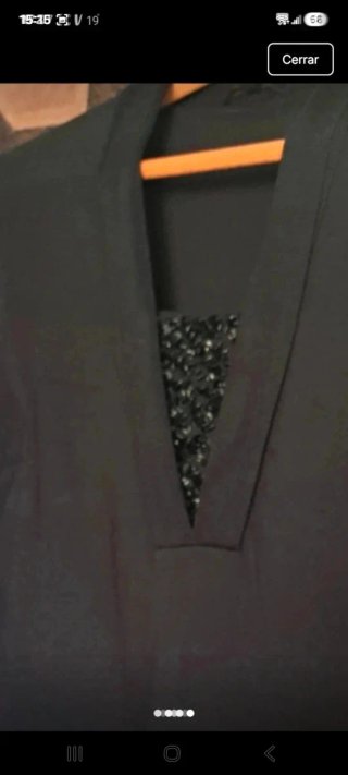 Vestido negro Massimo Dutti