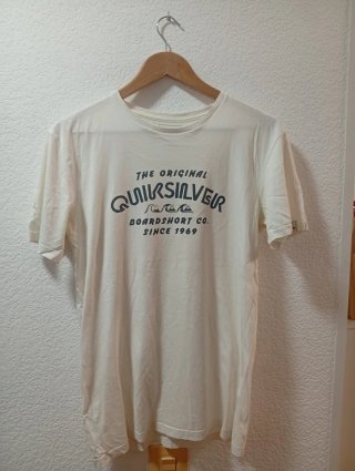 Camiseta Quiksilver Blanca Vintage