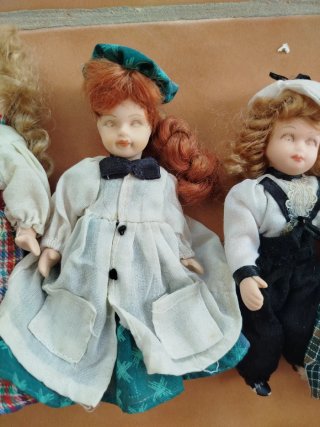 Muñecas antiguas de porcelana