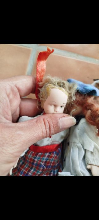 Muñecas antiguas de porcelana