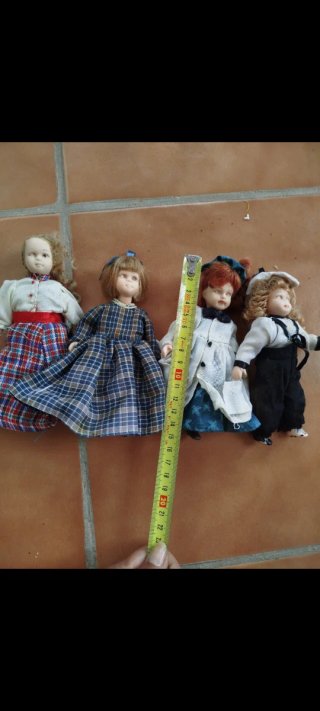 Muñecas antiguas de porcelana