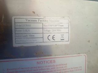 Envasadora al vacío profesional