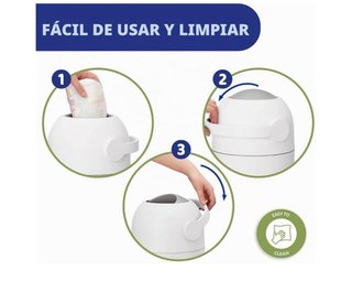 CONTENEDOR DE PAÑALES CON TAPA
