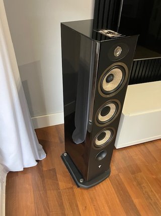 Pareja Altavoces Columna Focal Aria 926 Negro