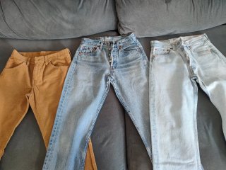 Pantalón Levis Mujer Marrón Pana