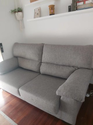 Sofá de 2 plazas gris