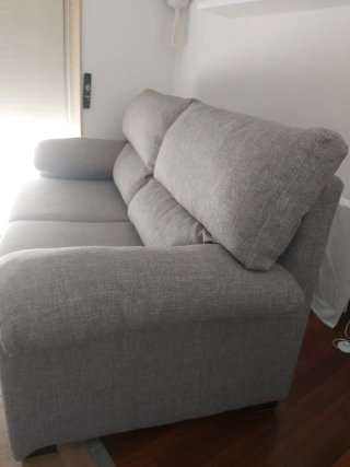 Sofá de 2 plazas gris