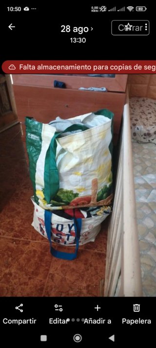 Bolsas de ropa para niña mujer chica talla S/M