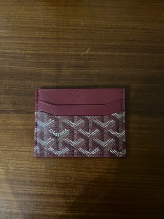 Portacarte Goyard Rosso