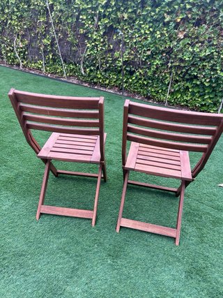 2 Sillas de Jardín Plegables Ikea