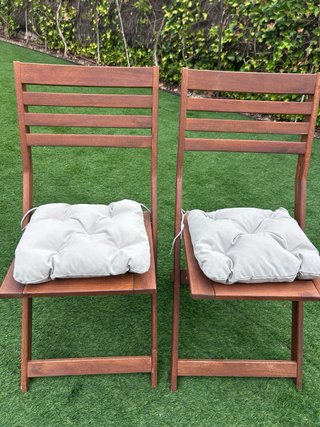 2 Sillas de Jardín Plegables Ikea