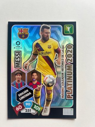 Messi Platinum Carta Adrenalyn XL 2019/20